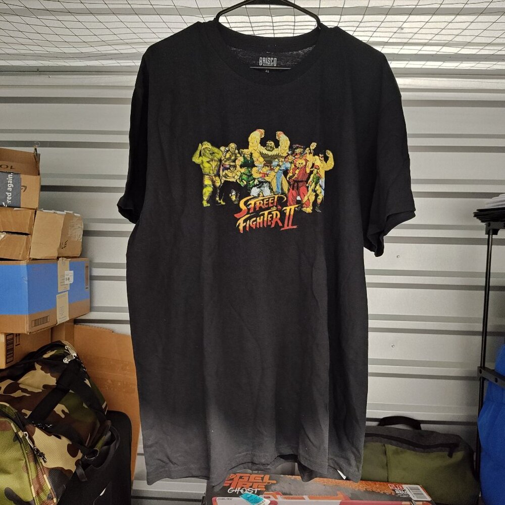 Street Fighter 2 II Retro Pixel Art T Shirt
